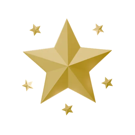 Estrela  3D Icon