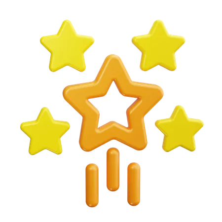 Estrela  3D Icon