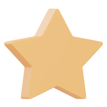 Estrela  3D Icon