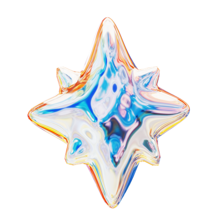 Estrela  3D Icon