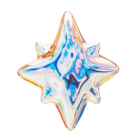 Estrela  3D Icon