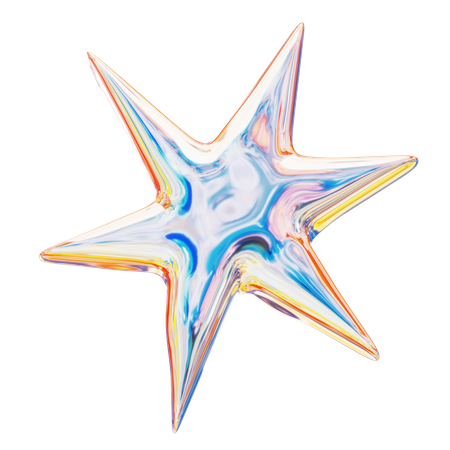 Estrela  3D Icon