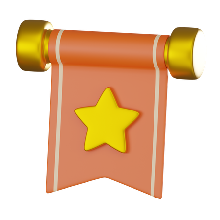 Estrela  3D Icon