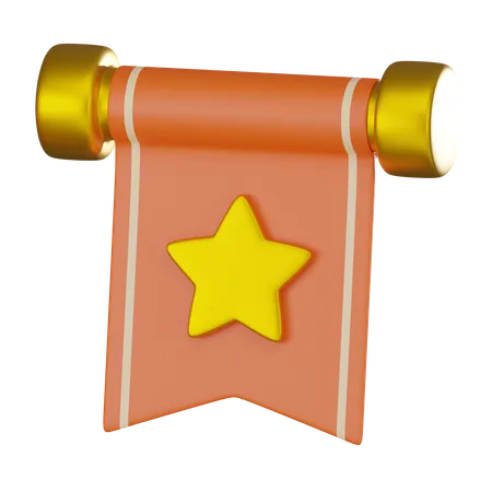 Estrela  3D Icon