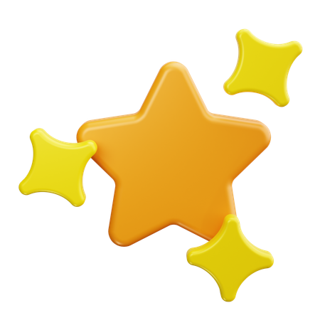 Estrela  3D Icon