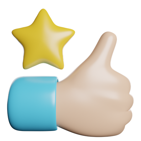Estrela  3D Icon