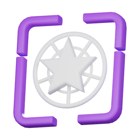 Estrela  3D Icon