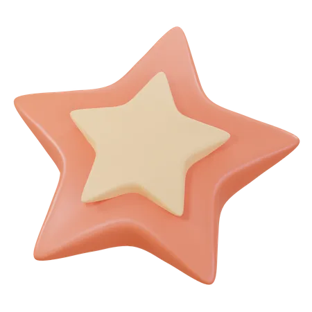 Estrela  3D Illustration