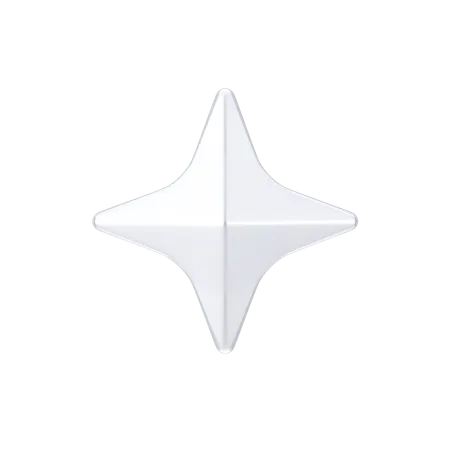 Estrela  3D Icon