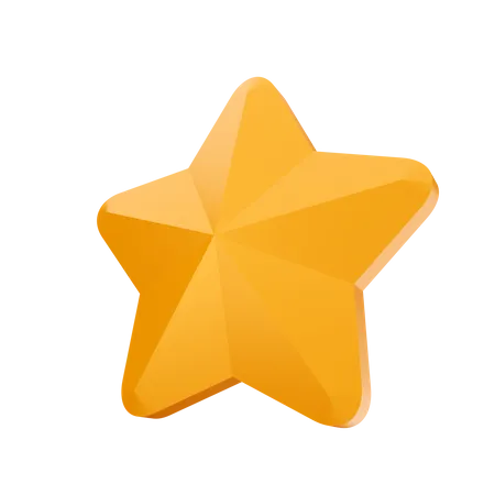 Estrela  3D Icon