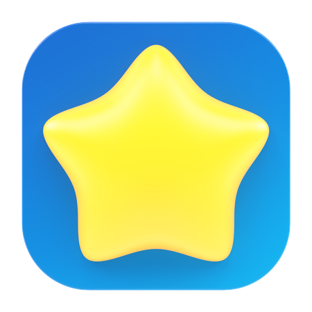 Estrela  3D Icon