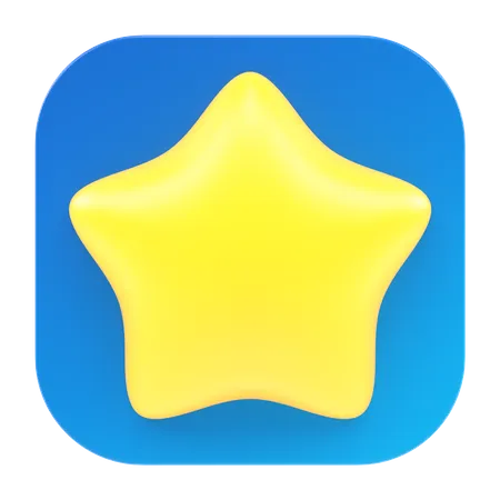 Estrela  3D Icon