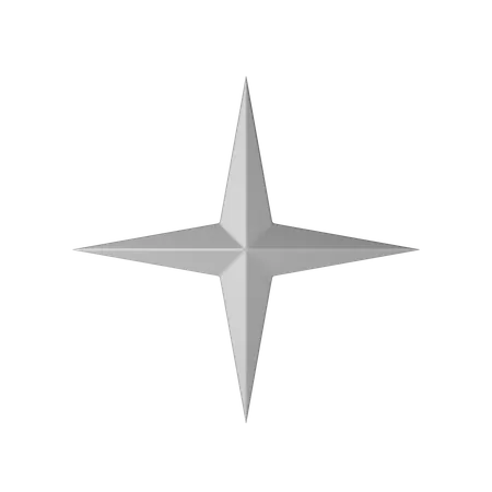 Estrela  3D Icon