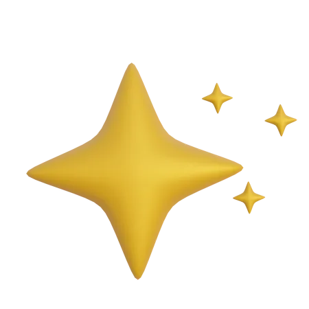 Estrela  3D Icon