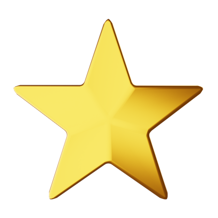 Estrela  3D Icon