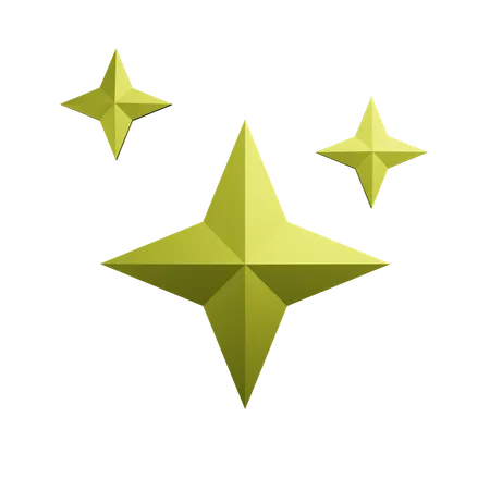 Estrela  3D Icon