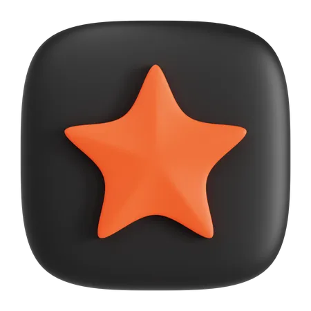 Estrela  3D Icon