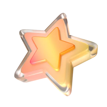 Estrela  3D Icon