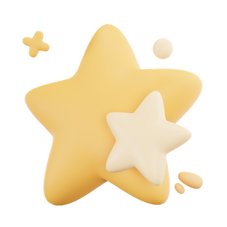 Estrela  3D Icon