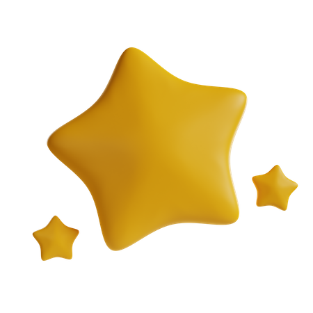 Estrela  3D Icon