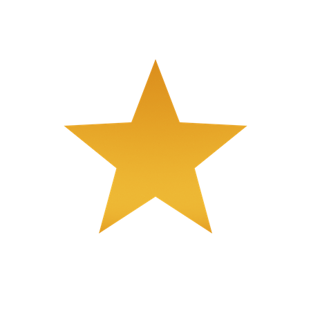 Estrela  3D Icon