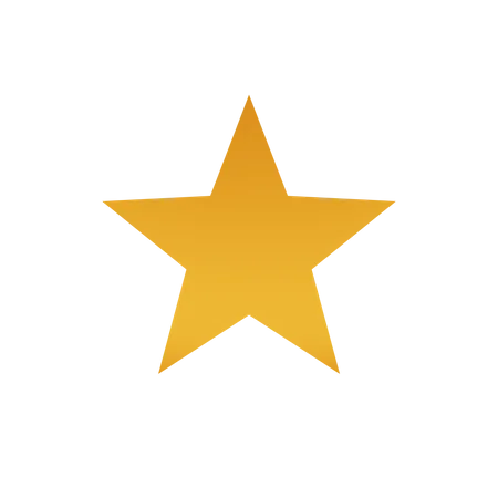 Estrela  3D Icon