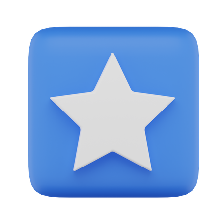 Estrela  3D Icon