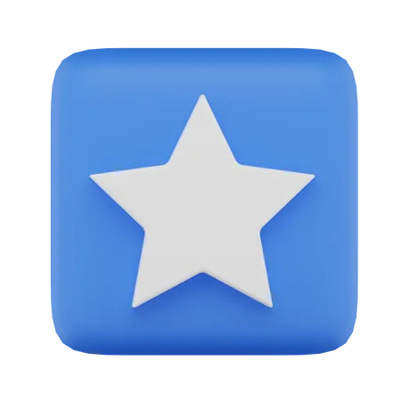 Estrela  3D Icon