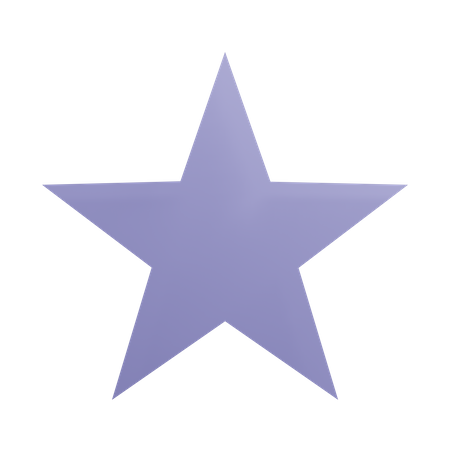 Estrela  3D Icon