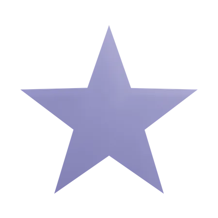 Estrela  3D Icon