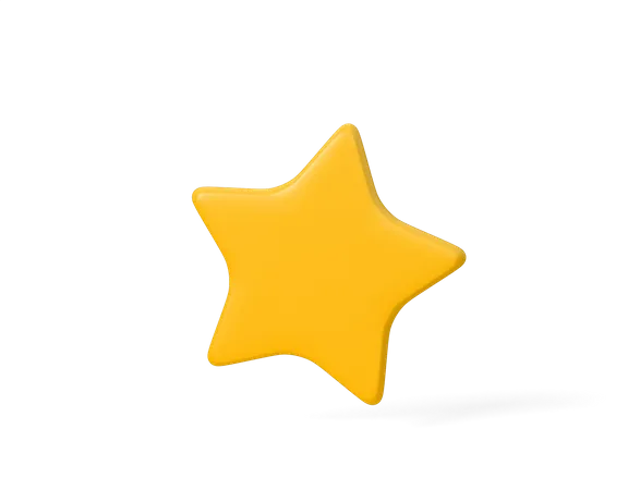 Estrela  3D Icon