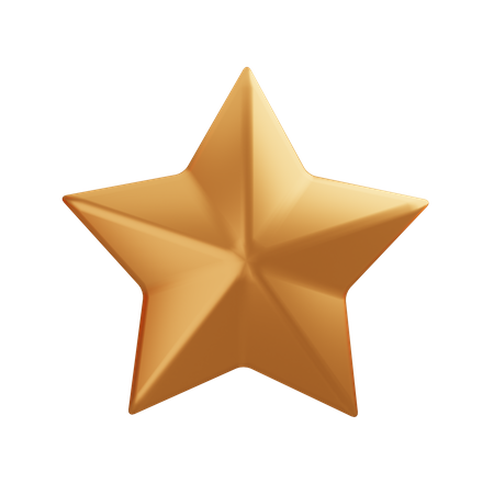 Estrela  3D Icon