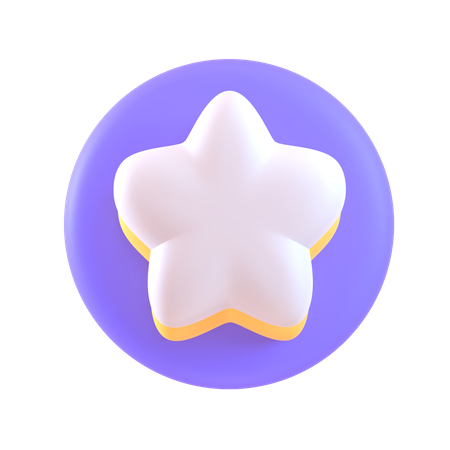 Estrela  3D Icon