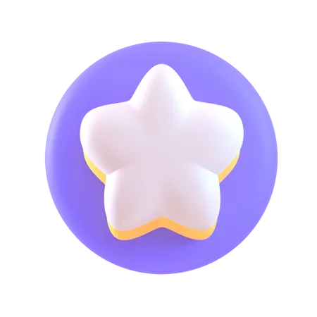 Estrela  3D Icon