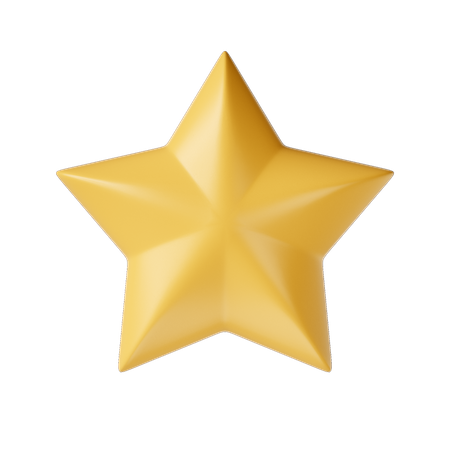 Estrela  3D Icon