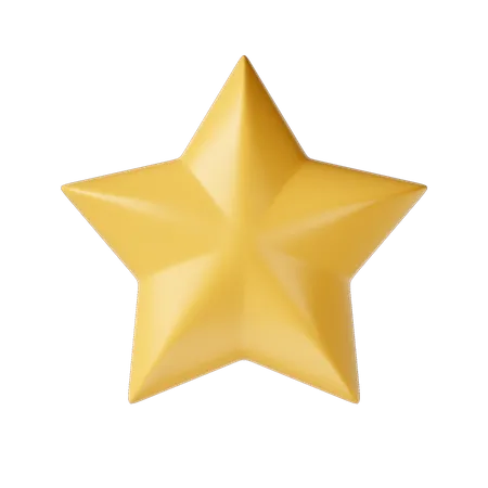 Estrela  3D Icon