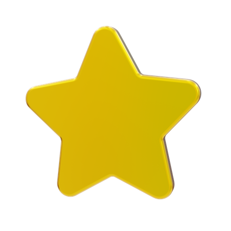 Estrela  3D Icon