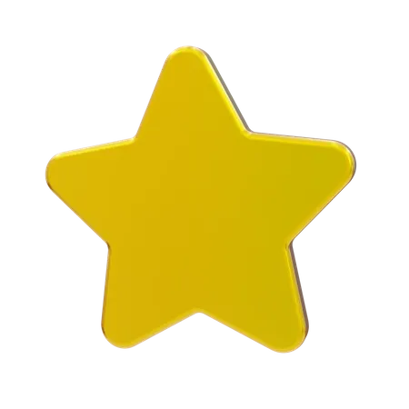 Estrela  3D Icon