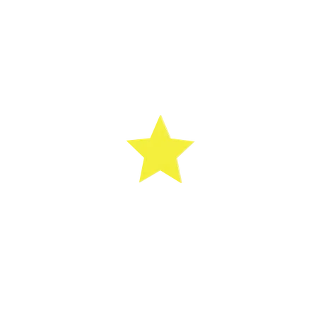 Estrela  3D Icon