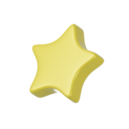 Estrela  3D Icon