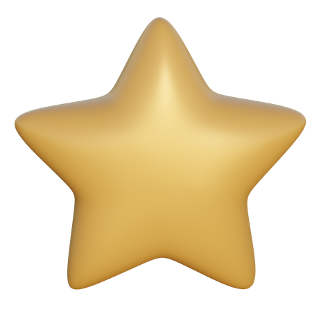 Estrela  3D Icon