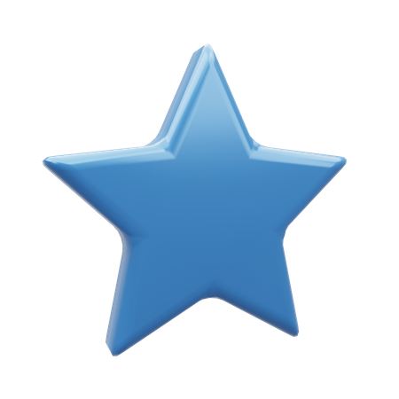 Estrela  3D Icon