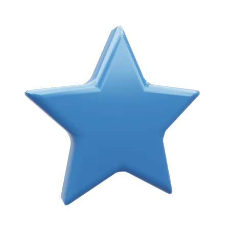 Estrela  3D Icon