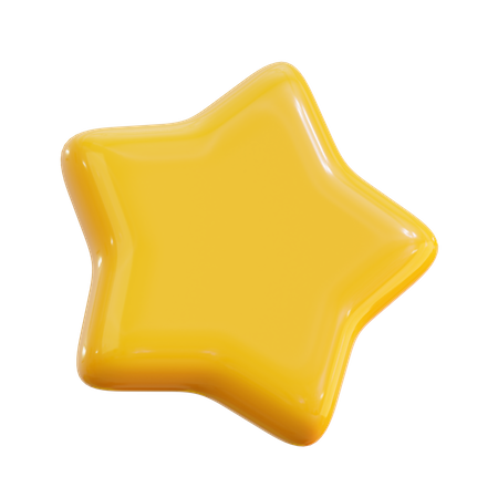 Estrela  3D Icon