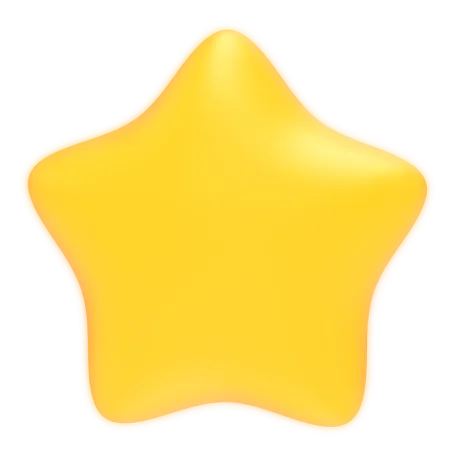 Estrela  3D Icon