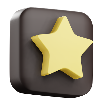 Estrela  3D Icon