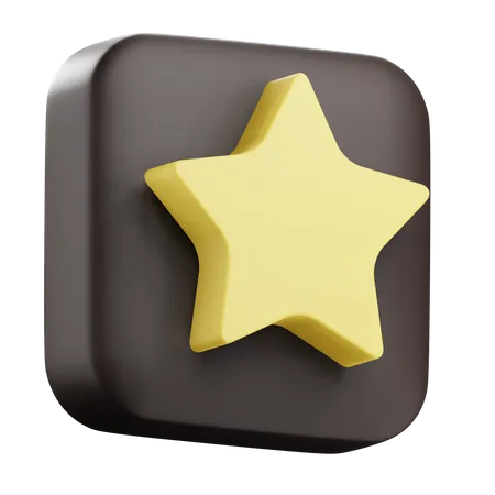 Estrela  3D Icon