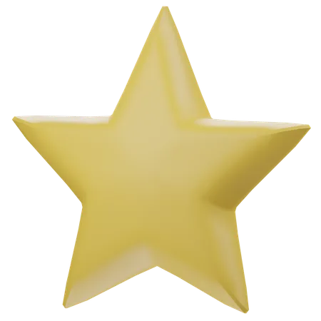 Estrela  3D Icon