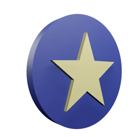 Estrela  3D Icon