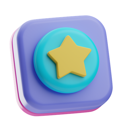 Estrela  3D Icon